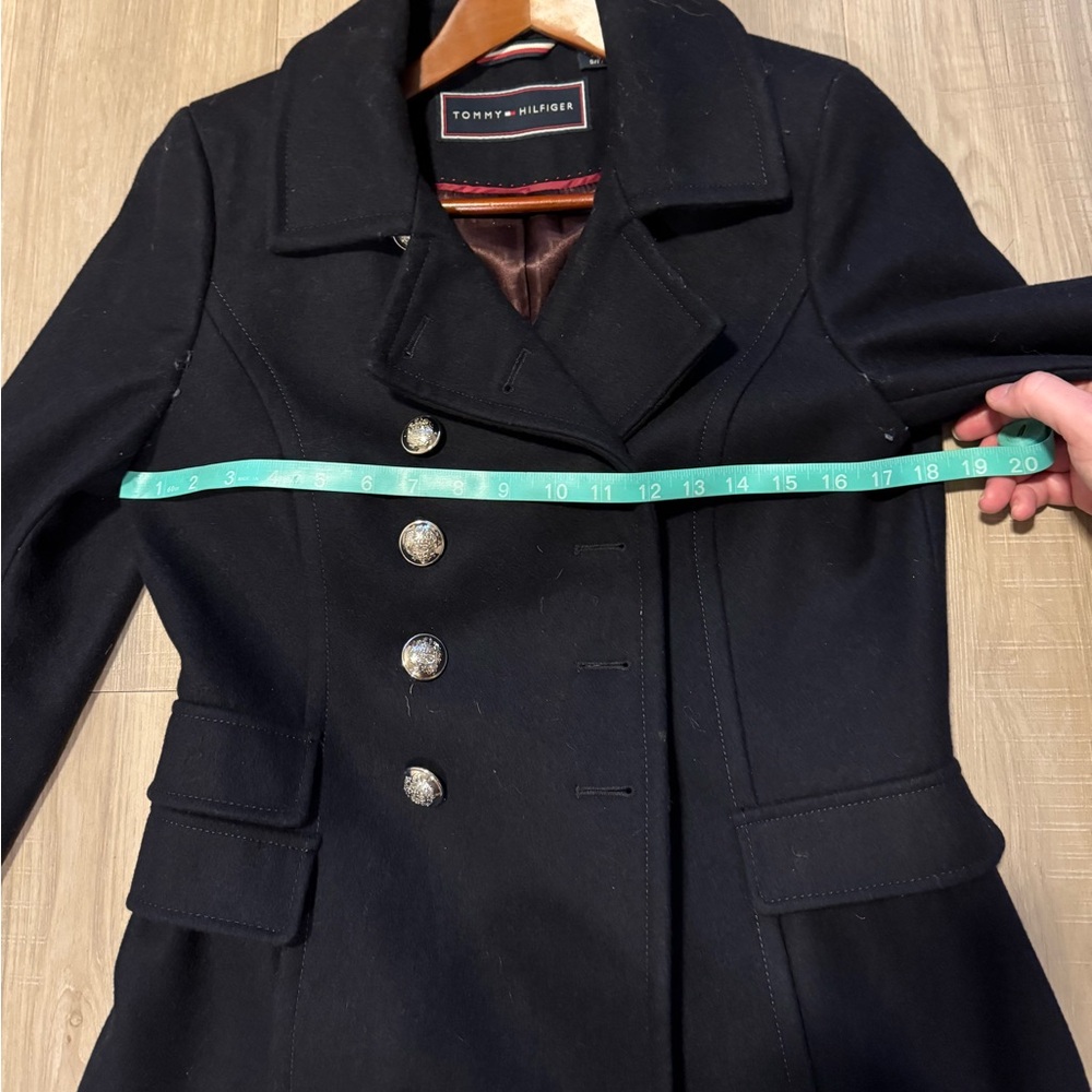 Tommy Hilfiger Navy Wool Peacoat - Picture 6 of 9